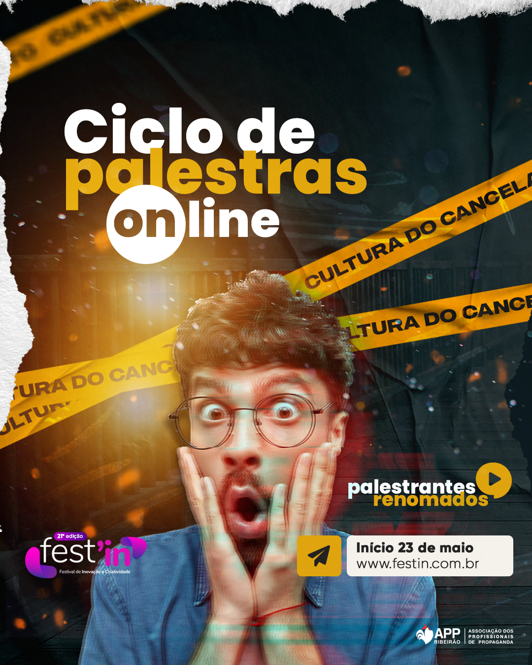 Fest’in, da APP Ribeirão, promove ciclo de palestras com profissionais de comunicação renomados