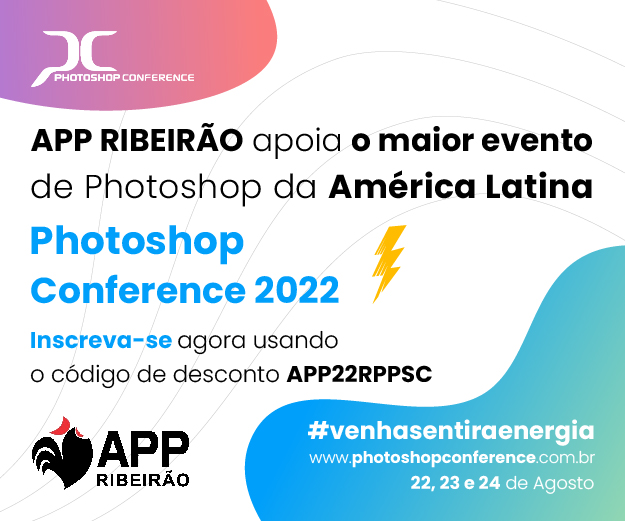 APP Ribeirão apoia Photoshop Conference 2022, com descontos para associados