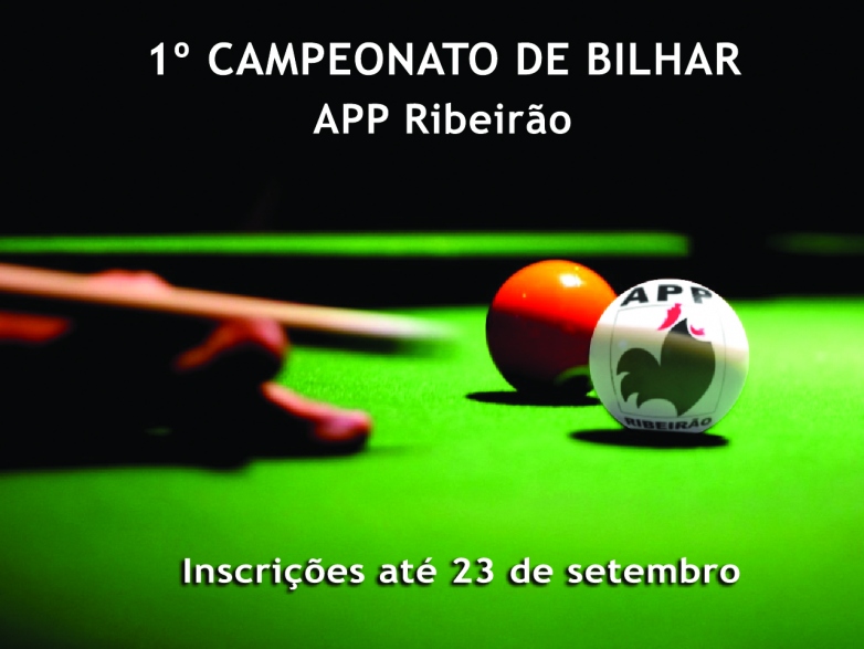 1º Campeonato de Bilhar APP Ribeirão.