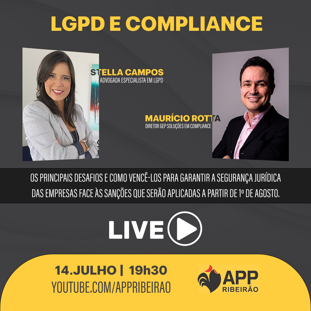 APP Ribeirão promove lives em julho sobre LGPD e o Mercado Digital