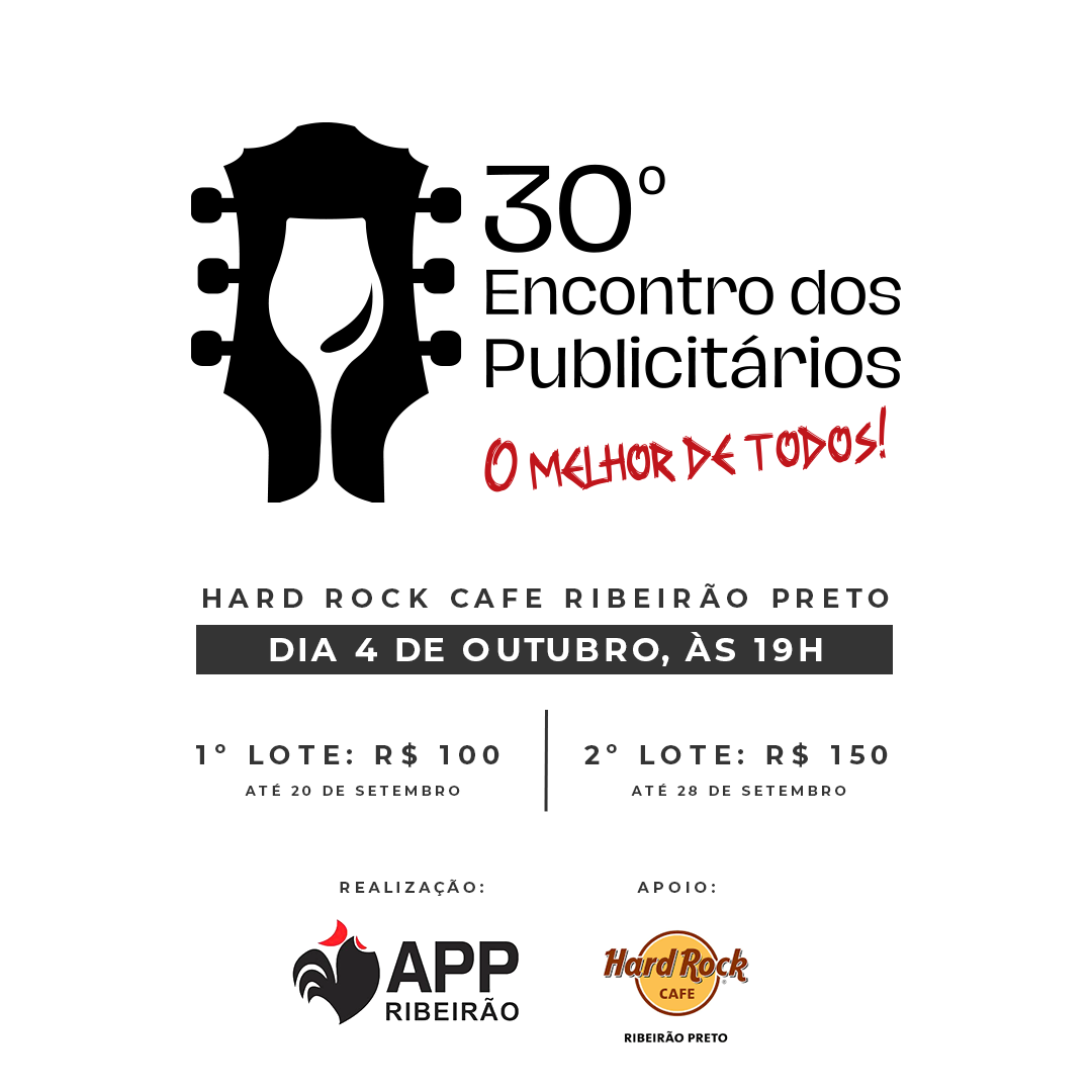 30º Encontro dos Publicitários, da APP Ribeirão, retorna com evento 